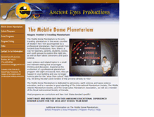 Tablet Screenshot of ancienteyes.com